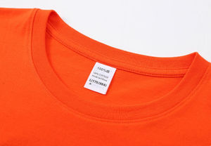 Camiseta de Algodón de Alta Calidad para Mujer, Talla Grande, Logotipo Bordado Personalizado, Ecológica, de Secado Rápido, Transpirable, Cuello Redondo, Media Manga, Verano - Product Image 5