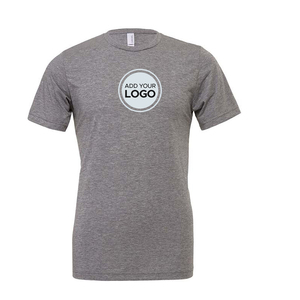 Tri-Blend T Shirt Men's 100% Combed <b>Ring</b> Spun Cotton T Shirt - Product Image 4