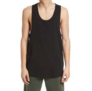 Débardeur respirant en polyester tricoté pour homme, sans couture, pour fitness, musculation, entraînement, string singlet, débardeur de sport pour homme - Product Image 1