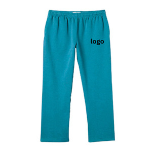 Pantalon de survêtement pour homme respirant, épais, uni, 100 % coton, écologique, avec cordon de serrage - Product Image 2