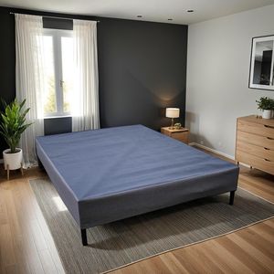 Black and Gray Twin <b>Foundation</b> for Beds - Product Image 4