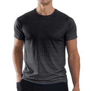 Camisetas de Running de Malla Transpirable para Hombre, Uniformes de Atletismo, Ropa Deportiva Personalizada al por Mayor, Camiseta Deportiva con Cuello Redondo - Product Image 5
