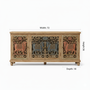 High Quality <b>Sideboard</b> Cabinet with Durable Finish and Ample Storage for Modern Interiors Available At Competitive Price - Product Image 4