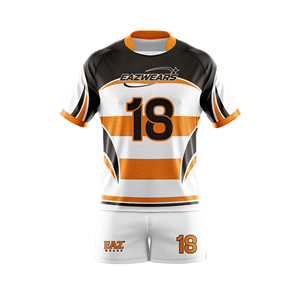 Custom Rugby Uniform With Personalized Team Design Breathable Rugby Jersey Shorts OEM ODM Factory Direct Bulk Production Rugby - Product Image 1