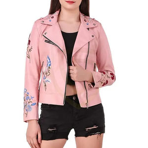 Chaqueta de Moda para Mujer, Abrigos de Invierno, Chaquetas de Mujer de Cuero PU de Alta Calidad - Product Image 1