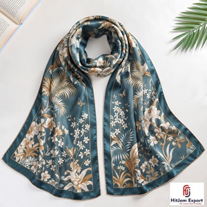 Bufanda Larga Estampada Premium, Tela Suave, Etiqueta Blanca Personalizada, OEM ODM, Bajo MOQ, Fabricante Textil, Proveedor de Exportación - Product Image 4