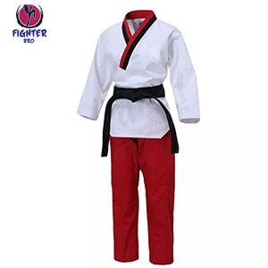 Kimono de karaté robuste et lourd, 100 % toile de coton, uniforme d'arts martiaux conçu pour les tournois - Product Image 6