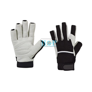 Professional Marine Sailing <b>Gloves</b> with Breathable Lightweight Design Reinforced Wear Resistant Palm Secure Adjustable Wrist - Product Image 1