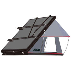 Carpa de techo rígida con integración solar, apertura automática, núcleo de nido de abeja ligero para camping en vehículos - Product Image 2