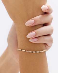 Diamond Tennis <b>Bracelets</b> Round Lab Grown 14K <b>Solid</b> Gold Bezel Set 2.5mm Minimalist Stacking Everyday Luxury Jewelry Manufacture - Product Image 2