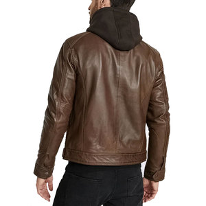 Custom Logo High Quality Fashion Casual Cotton <b>Fleece</b> Man Collage Versity <b>Jacket</b> Wool Body Leather Sleeves Men Versity <b>Jackets</b> - Product Image 2