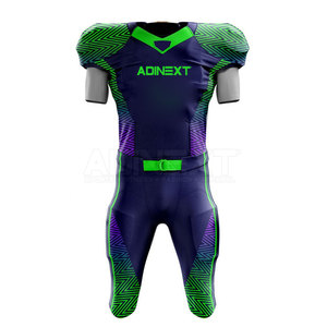 Uniforme de football américain unisexe pour adultes, respirant, personnalisé, de qualité supérieure - Product Image 1