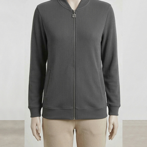 Chaqueta Corta de Yoga con Cuello Alto para Otoño e Invierno, Top Deportivo con Cierre y Bolsillos, Conjunto de Chaqueta Casual para Mujer, Estiliza y Favorece la Figura - Product Image 5