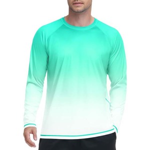 Vêtements de pêche personnalisés anti-UV UPF 50 respirants 100% polyester, chemises à manches longues sublimées, séchage rapide - Product Image 1