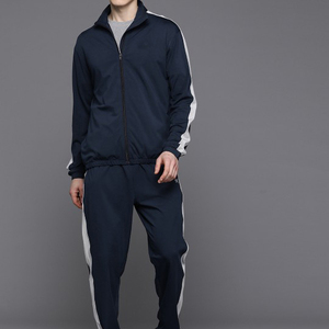 Premium Men Tracksuit Custom Full Zip <b>Jacket</b> Jogger Pants Athletic Training Sportswear OEM ODM Wholesale Private Label Set - Product Image 1