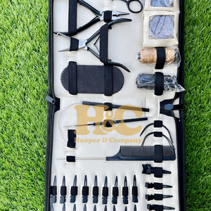 Premium Design Hair Extension Tool <b>Kit</b> Hair Scissor Tape Plier Stainless Steel Sustainable Loop Hair Clip <b>Beads</b> Comb Hair <b>Kit</b> - Product Image 2