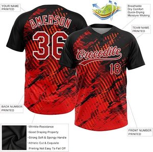 Camisetas de Béisbol Personalizadas con Dos Botones, Camisetas de Softbol Personalizadas con Nombre, Número y Logotipo Bordados para Hombres, Mujeres y Jóvenes - Product Image 2