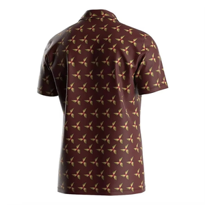 Polo estampado para hombre, camiseta polo informal de verano transpirable de manga corta, ropa de calle ligera, cómoda y moderna - Product Image 4