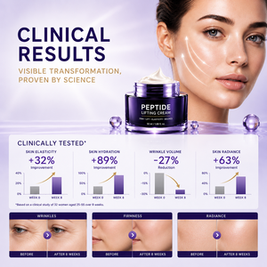 Crema Facial Reafirmante con Péptidos, Loción Facial para Mayor Elasticidad, Marca Privada OEM ODM 50 ml - Product Image 5
