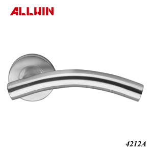 OEM ODM Modern Design Office & Hotel <b>Door</b> Lever <b>Handle</b> with Round Rose - Product Image 3