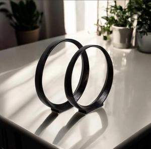 Jaffs Exports Aluminum High End Tabletop Sculpture Set 2Pcs Durable Eco-Friendly Handmade Modern Art Decor for Home Office - Product Image 4