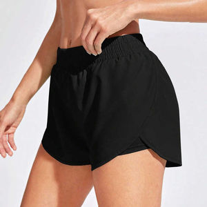 Shorts de yoga taille haute élastiques pour femmes avec poches - Séchage rapide, extensibles dans quatre directions, respirants et légers - Product Image 4