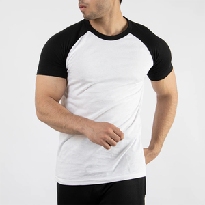 เสื้อเจอร์ซีย์แขนยาวคอโอโอเวอร์ไซส์สีขาวดำสำหรับผู้ชาย ผ้าฝ้าย 100% ระบายอากาศได้ดี สีพื้น ไม่ยับ - Product Image 1