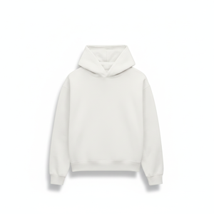 Sudadera con Capucha Off-White para Hombre, Corte Holgado, Manga Larga, con Cordón Ajustable, Forro Polar de Algodón - Product Image 5
