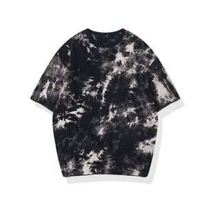 Camiseta Holgada para Hombre con Lavado Ácido - Estilo Retro - Algodón Jersey de Alto Gramaje - Estética Desgastada Única - Prenda Urbana Imprescindible 2026 - Product Image 1