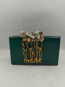 Pochette de soirée en résine pour dames pour fêtes et mariages d'Inde - Product Image 3