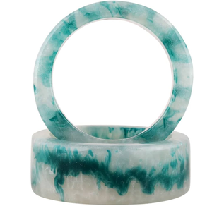 ที่วางผ้าเช็ดปากเรซิ่น ดีไซน์ทันสมัย สีฟ้า คุณภาพสูง ทำจากอีพ็อกซี่เรซิ่น - Product Image 1