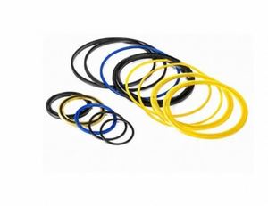 Kit de joints JCB 991/00125, pièces de machines de construction, joints toriques noirs, bleus, jaunes - Product Image 3