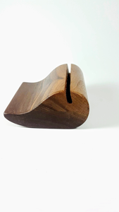 Porta Tarjetas de Visita de Madera Natural para Escritorio, Soporte Premium para Tarjetas de Visita, Salas de Reuniones, Hogar, Accesorio de Oficina de Madera Natural - Product Image 2