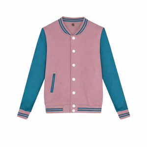 แจ็คเก็ต Letterman ขายดีสำหรับผู้ชาย OEM ขายส่งแฟชั่นแจ็คเก็ต Varsity สำหรับผู้ชาย คอตั้ง แขนยาว แบบสั่งทำได้ - Product Image 5