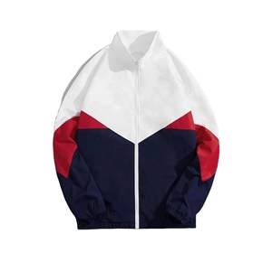 OEM venta al por mayor 2024 personalizado verano cremallera completa fina correr con capucha chaqueta cortavientos para los hombres - Product Image 1