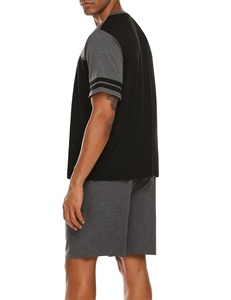 New Arrival Men Fashion Sport Wear Shorts Set Oem Print Logo T-Shirts Breathable Outdoor Blank Men Shorts Set - Product Image 3