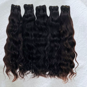 Extensiones de Cabello Humano Natural Ondulado de 18 Pulgadas, Cabello Indio Virgen Sin Procesar de un Solo Donante, Paquetes de Trama de Cabello Humano, Suministro Auténtico Certificado de Primera Calidad - Product Image 6