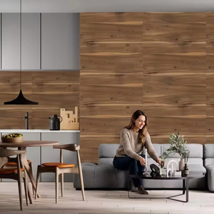 Carreaux de porcelaine Cambridge Oak Wood 800x1600mm, aspect rustique brillant, résistants aux acides, antidérapants, grain de chêne naturel pour intérieur haut de gamme - Product Image 6