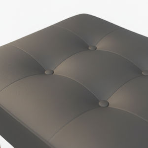 Tabouret de bar moderne en cuir PU sans dossier, tabouret de comptoir rembourré pour cuisine - Product Image 4