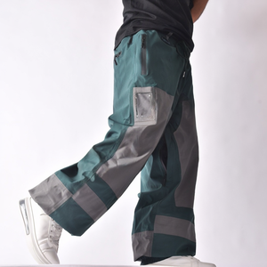 Personalizable hombres Extra Baggy Air Vents invierno esquí Snowboard pantalones impermeable transpirable ropa cremallera a prueba de viento más impreso - Product Image 1