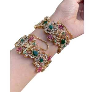 New Arrival Fashion Jewelry Sets Gold Color Artificial Bangles Stackable Bracelet Set for Women Daily Wear <b>Accessories</b> - Product Image 1