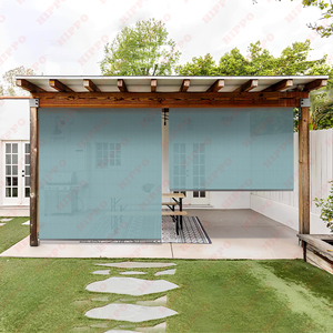 Custom Outdoor Roller Blinds | UV Resistant PVC Balcony & Patio <b>Shades</b> | Manual Exterior Blinds Manufacturae - Product Image 2