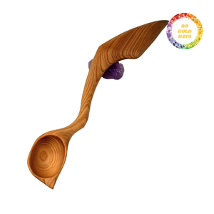 Cuchara de madera clásica con tallado de hojas y flores, utensilio de cocina duradero para restaurantes y hoteles. - Product Image 5