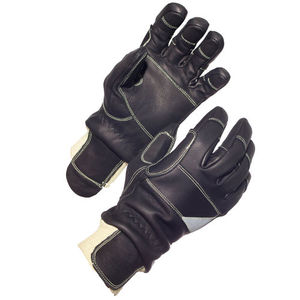 Leather Safety Gloves <b>Full</b> Grain Abrasion Resistant Anti <b>Slip</b> Straight Cuff General Purpose - Product Image 1