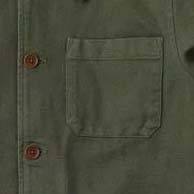 Veste de travail pour homme en denim épais de haute qualité, coupe-vent et respirante, style vintage vert olive Detroit Worker - Product Image 6
