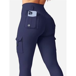 Tactical Design Legging For Women's Lightweight Regular Fit <b>Tights</b> With Customized Packaging Quick Dry Stylish Fashion Wear - Product Image 5