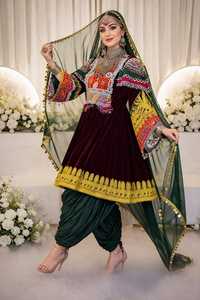 ชุดเดรสโคจิอัฟกันขายส่ง คุณภาพสูง สไตล์ชนเผ่าบันจารา วินเทจแบบอัฟกานิ ชุดเดรสงานปาร์ตี้แบบดั้งเดิมของชาวคูชี โดย Star Impex - Product Image 2