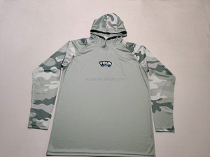Ropa de Pesca de Secado Rápido Personalizada al por Mayor, Sudadera con Capucha y Camiseta de Manga Larga con Protección UV UPF 50+ para Deportes al Aire Libre - Product Image 5