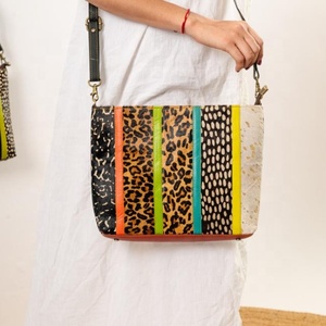 LW, gran oferta, bolso cruzado de cuero de vaca hecho a mano occidental, bolso de cuero genuino para mujer, bolsos únicos de diseñador de alta calidad - Product Image 2