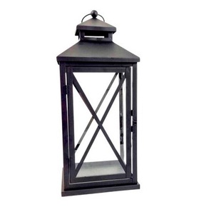 Nouvelle lanterne de Noël magnifique et décorative en acier, métal et verre, élégante, pour la décoration de la maison, fabriquée à la main en finition blanche - Product Image 6